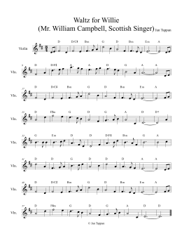 Waltz for Willie (Mr. William Campbell, Scottish Singer)Jan Tappan