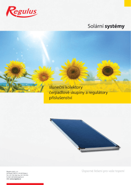 Solární systémy - prima