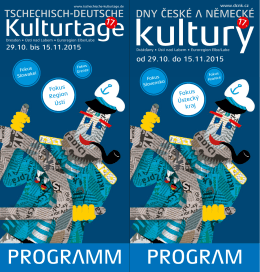 Kulturtage - Brücke/Most
