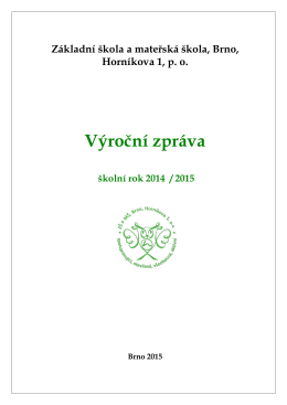 Výroční zpráva 2014/2015