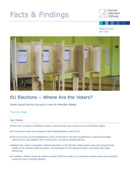 EU Elections - Where Are the Voters? - Konrad-Adenauer