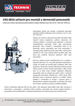 VAS 6816 zařízení pro montáž a demontáž