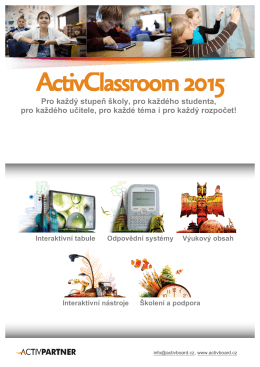 ActivClassroom 2015
