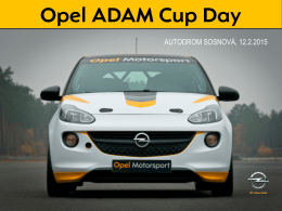 12. 2. 2015 Opel ADAM Cup Day - Prezentace