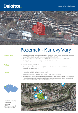 Pozemek - Karlovy Vary