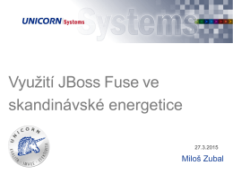 Využití JBoss Fuse ve skandinávské energetice