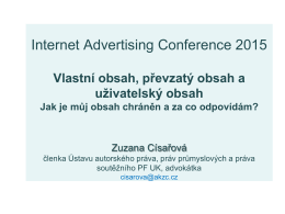 Internet Advertising Conference 2015