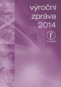 Výroční zpráva 2014 pdf – ke stažení - F