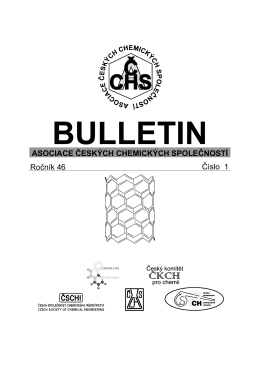 Bulletin - Chemické listy