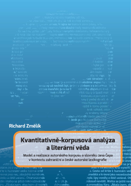Kvantitativně-korpusová analýza a literární věda