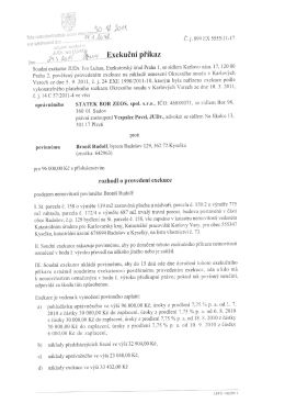 dokument EP -17 s doložkou právní moci, č. j. 099 EX 5555/11