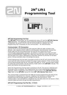 2N Lift1 Programming Tool