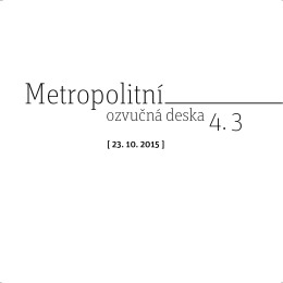 ZDE - Metropolitní ozvučná deska
