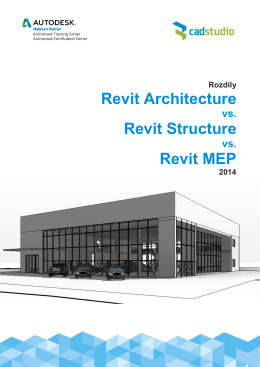 Revit Architecture, Structure a MEP