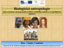 Biologická antropologie