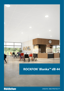 ROCKFON® Blanka™ dB 44