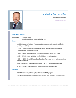 Martin Burda,MBA - Erste Asset Management