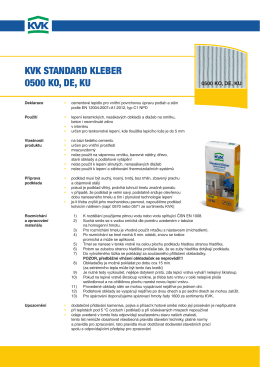 KVK standard Kleber 0500 Ko, de, KU