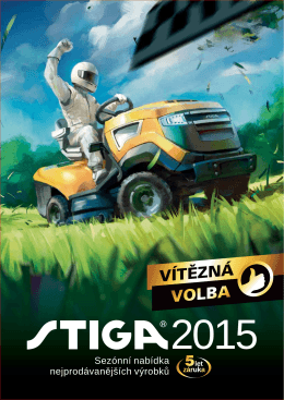 Katalog STIGA 2015