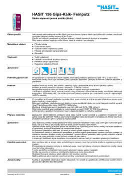 HASIT 156 Gips-Kalk