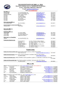 Telefonní seznam 2015 (formát PDF)