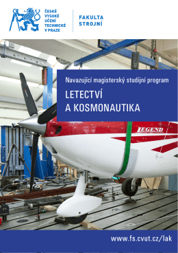 Letectví a kosmonautika_2015 - České vysoké učení technické v