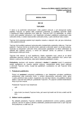 Smluvní podmínky TopLiner - PDF
