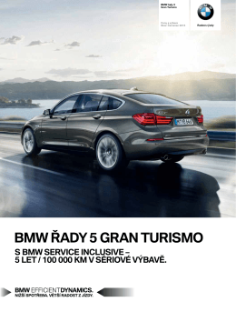 BMW ŘADY 5 GRAN TURISMO