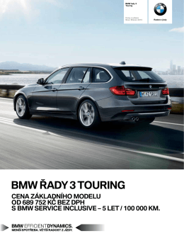 Aktuální ceník BMW řady 3 Touring. (PDF, CS , 682,22 KB)