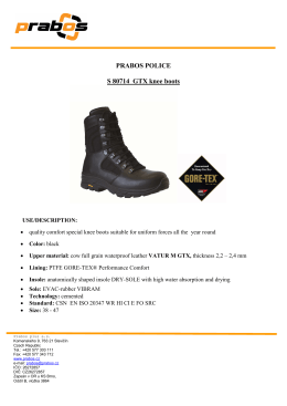 PRABOS POLICE S 80714 GTX knee boots