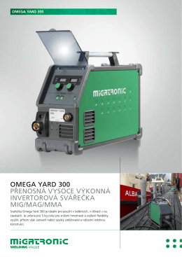 omega yard 300 přenosná vysoce výkonná invertorová