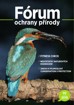 PDF 2/2015 ke stažení - Fórum ochrany přírody