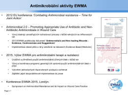 Antimikrobiální aktivity EWMA