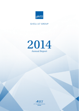 Annual Report 2014 - GrECo JLT