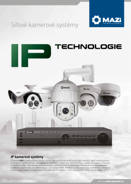 IP kamerové systémy MAZi