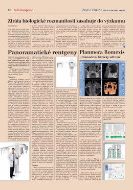 Panoramatické rentgeny - Dental Tribune International