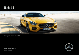 Ceník, platnost od 5. října 2015 - Mercedes-Benz