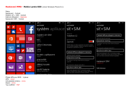 Nastavení MMS - Nokia Lumia 830 (verze Windows Phone 8.1