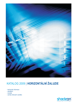 katalog horizontálních žaluzií (pdf 2 Mb)