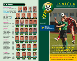 Banicek 8 - FK Baník Sokolov