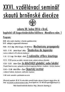 Brno-Skautský seminář 2016