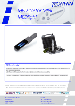 MED-tester MINI MEDlight