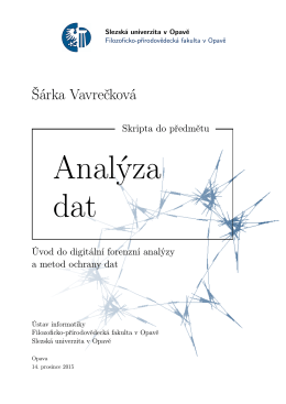 PDF - RNDr. Šárka Vavrečková, Ph.D.