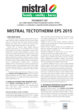 MISTRAL TECTOTHERM EPS 2015