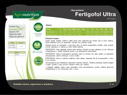 Fertigofol Ultra - Agro Aliance sro