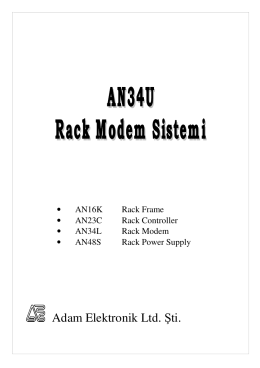 AN34U-Rack-Modem-Sistem
