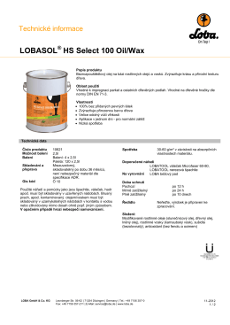 LOBASOL HS Select 100 Oil/Wax