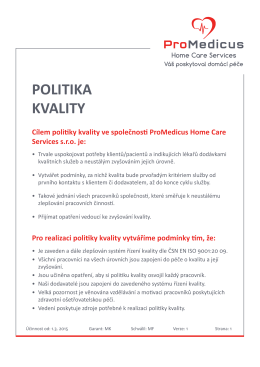 Politika kvality