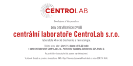 centrální laboratoře CentroLab s.r.o.