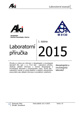 laboratorní příručka [Platnost od 1.4.2015]